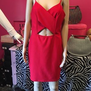 NWT Red Bandage dress